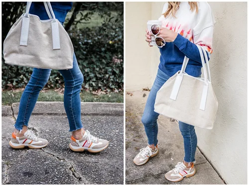 Keep It Casual with Tory Burch Bubble Sneakers Crazy Blonde Life